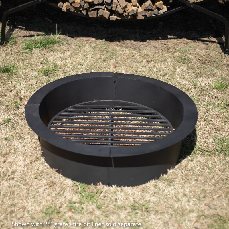 28.5'' Heavy Duty Campfire Pit Grate - Fire Rings Cooking Grates For ...