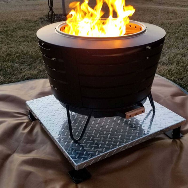 Fire Pit Heat Shield - Heat Resistance Deck, Porch & Outdoor Patio Heat